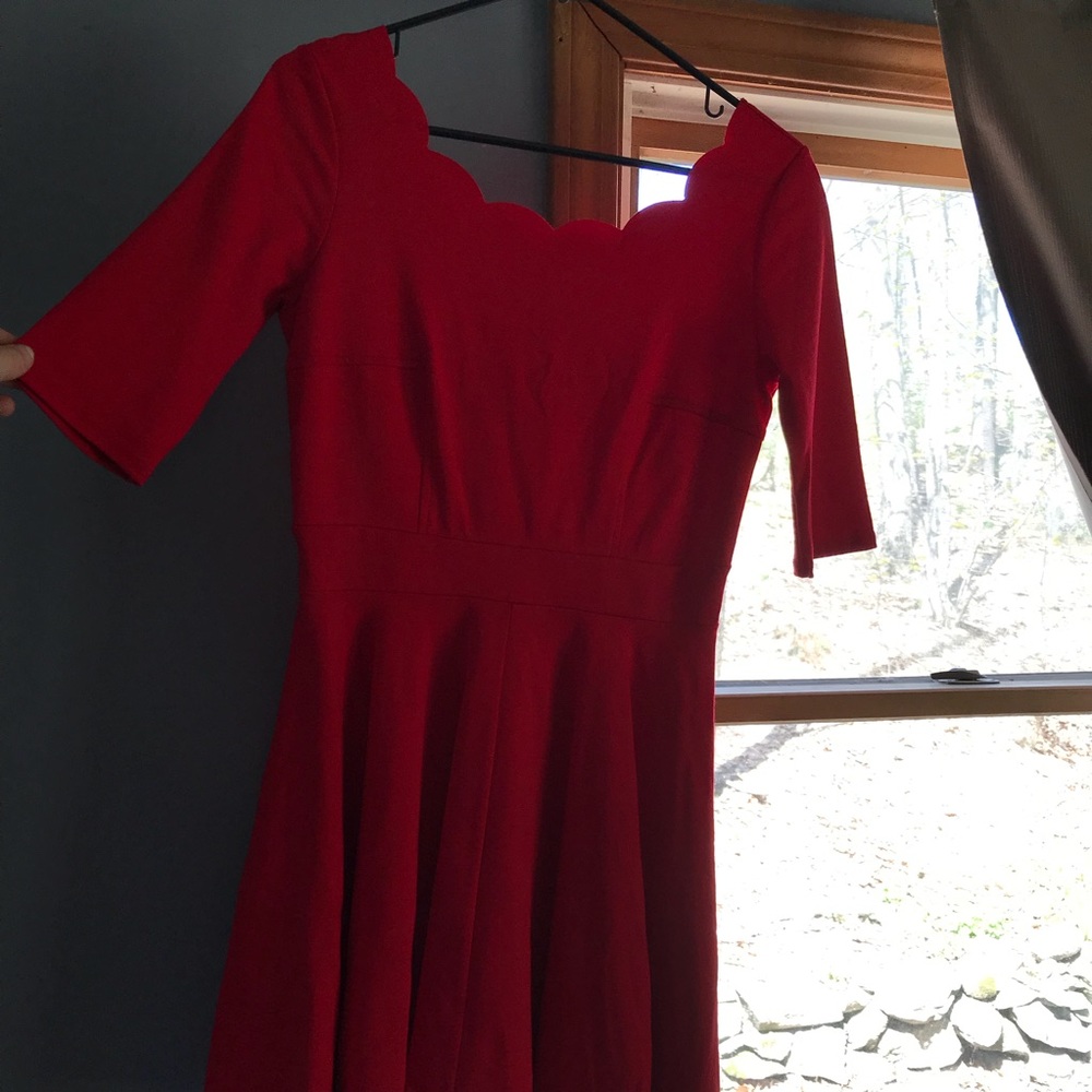 Red dress